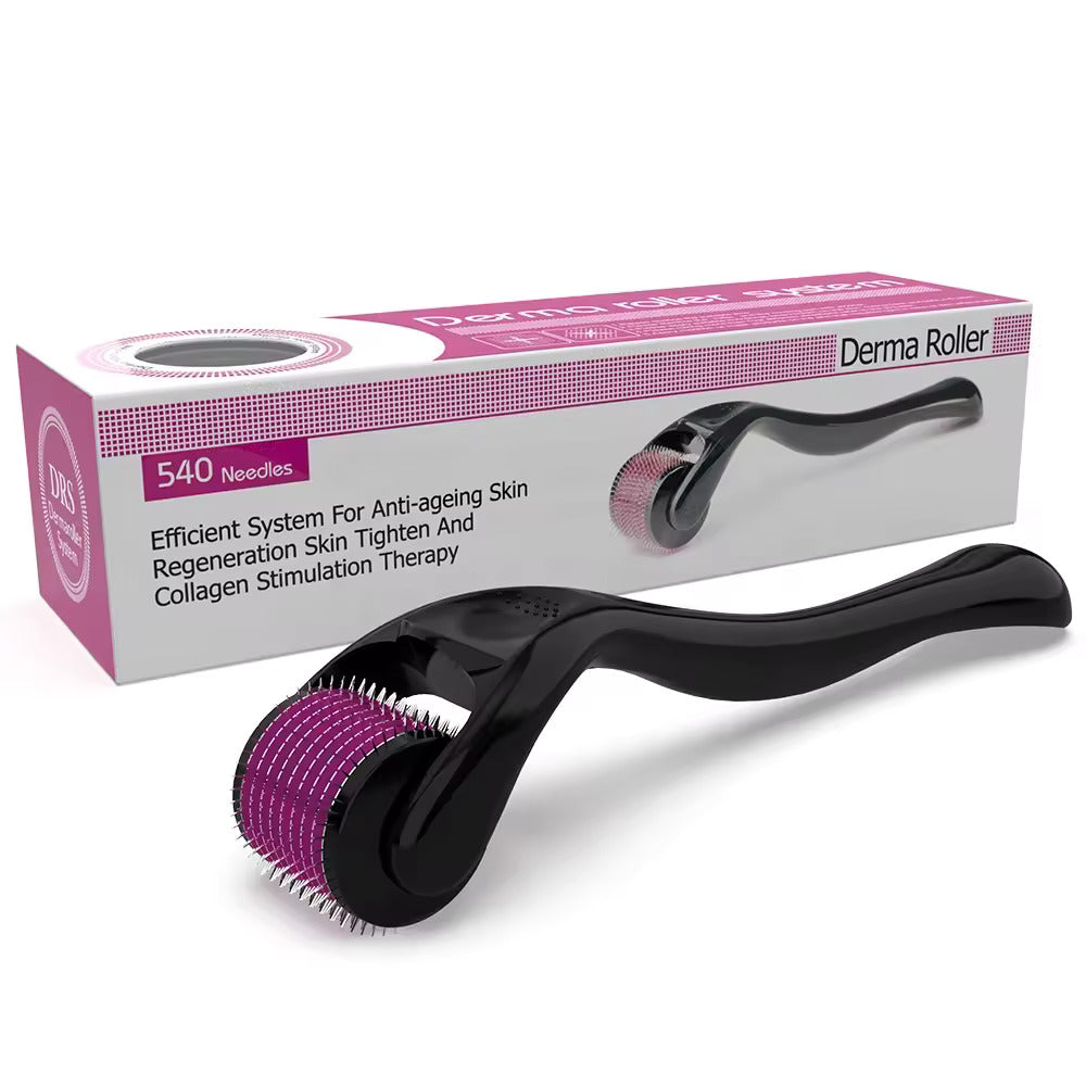 Derma Skin Roller 540 Titanium Micro Needle Anti Ageng Hair Regeneration Growth