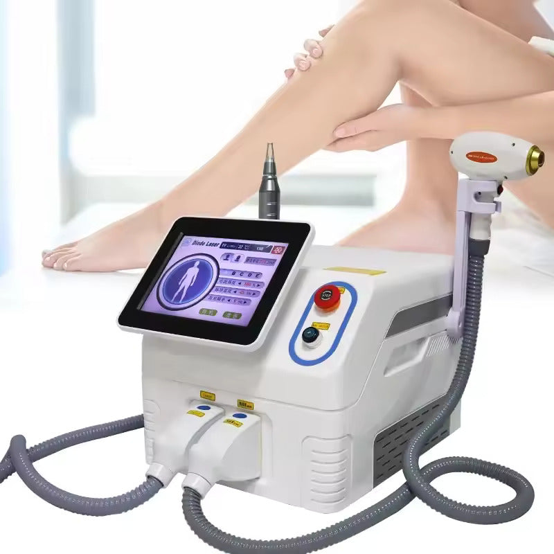 808nm Diode Laser Hair Removal &Picosecond Nd Yag Laser Tattoo Removal Machine