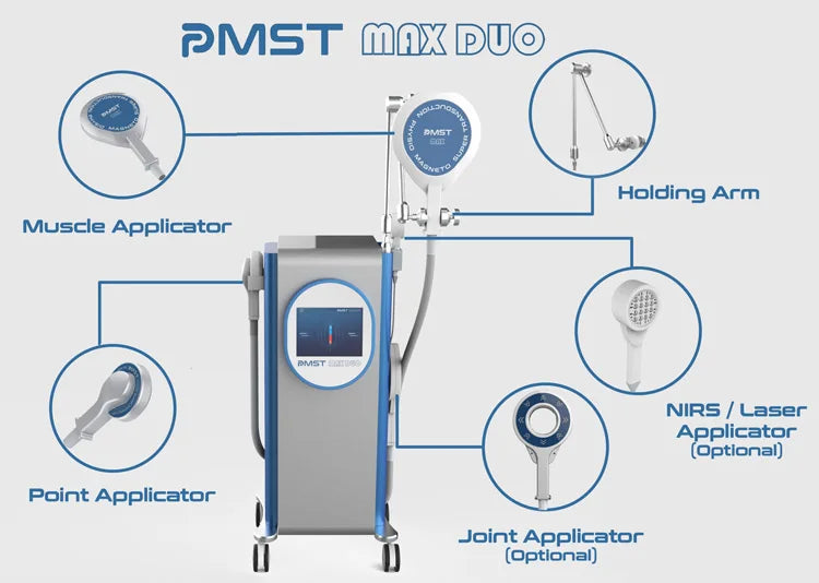 Newest Machines 7 Tesl Dual Channel Magneto Therapy PMST MAX DUO Physio Magneto For Pain Management Products