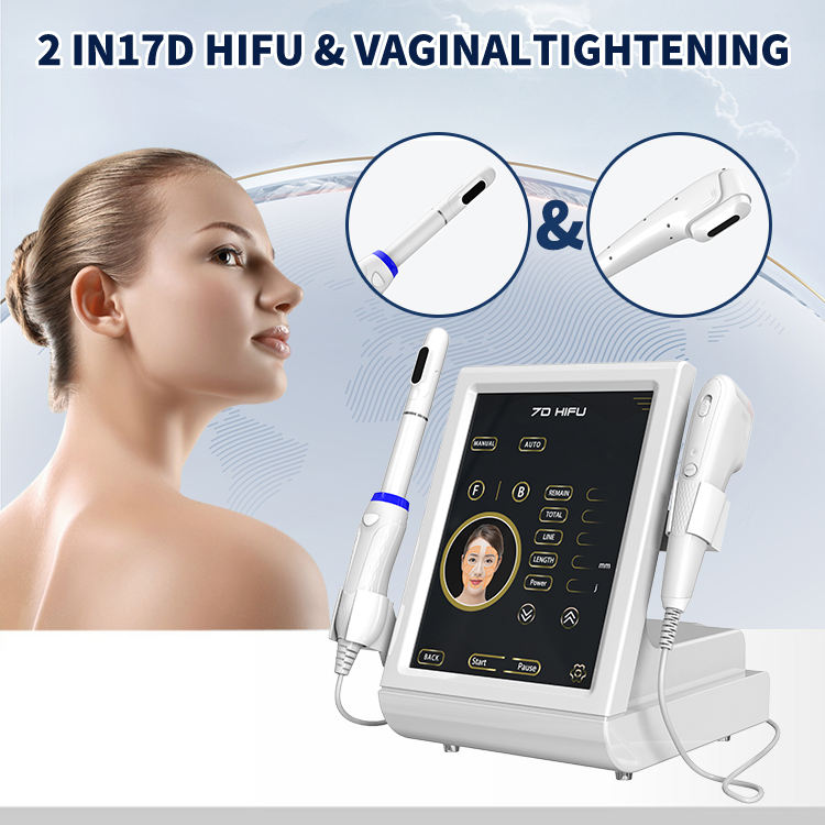 New Arrival 2 In 1 Portable Hifu 7d Hifu Vaginal Tightening Face Lifting Machine