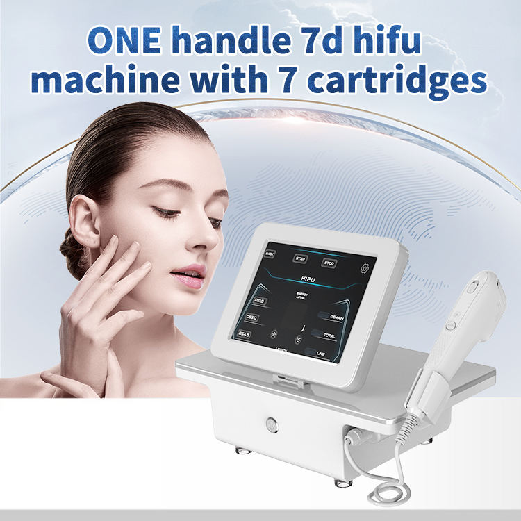 7D HIFU Ultrasound Machine Eye Neck Face Lifting Wrinkle Removal Body Slimming