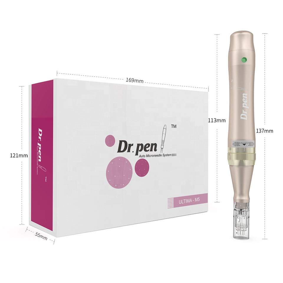 Home Use 5 Speed Levels Ultima M5 Meso Microneedle Auto Derma Pen Skin Care Kit