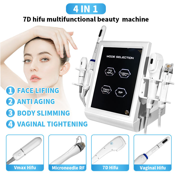 4 In 1 Anti Wrinkle High Intensity Focused Ultrasound Hifu Vaginal Tightening Machine