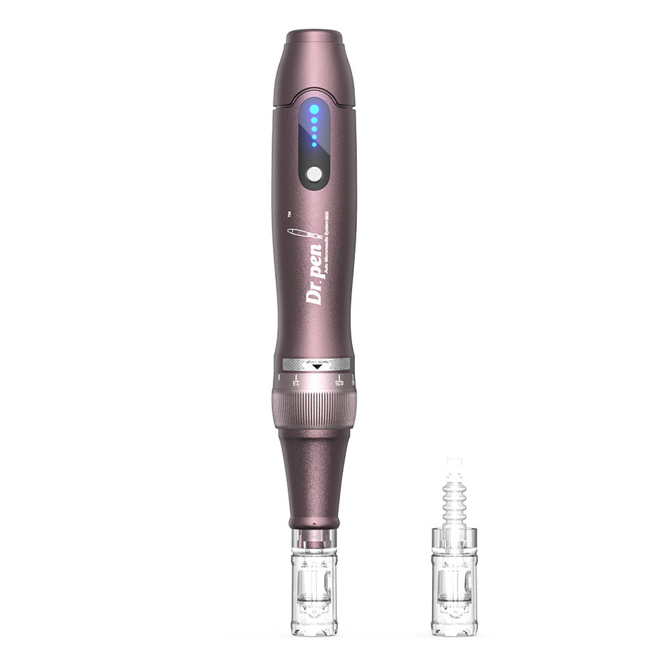 Dr.Pen A10 Wireless Microneedling Pen with 2 Replacement Cartridges Adjustable Micro Needling Derma Pen
