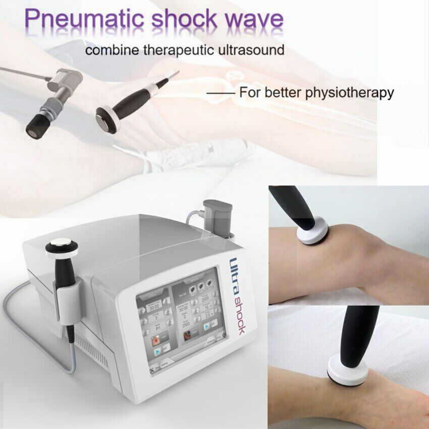 6 Bar UltraWave Equipment 2 In1 Acoustic Shockwave ED Body Massage Machine