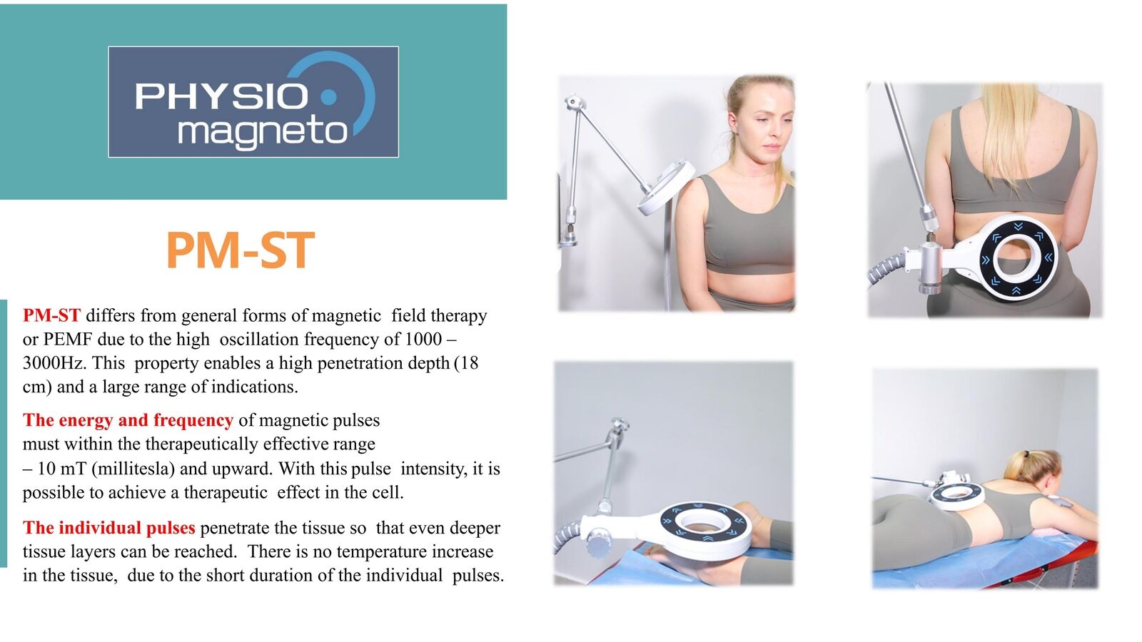 Portable Emtt Physio Magneto Therapy Body Care Pain Relief Sports Injury Therapy