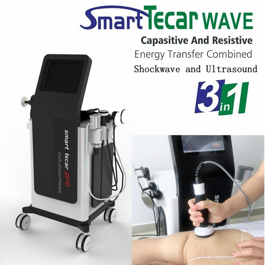 3 In 1 Physical Therapy Equipment Focused Shockwave Smart Tecar Body Pain Relief