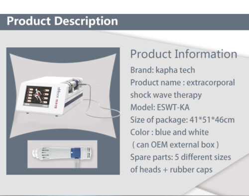 Effective Physical Shock Wave Shockwave Therapy Machine with ED Pain Treatment